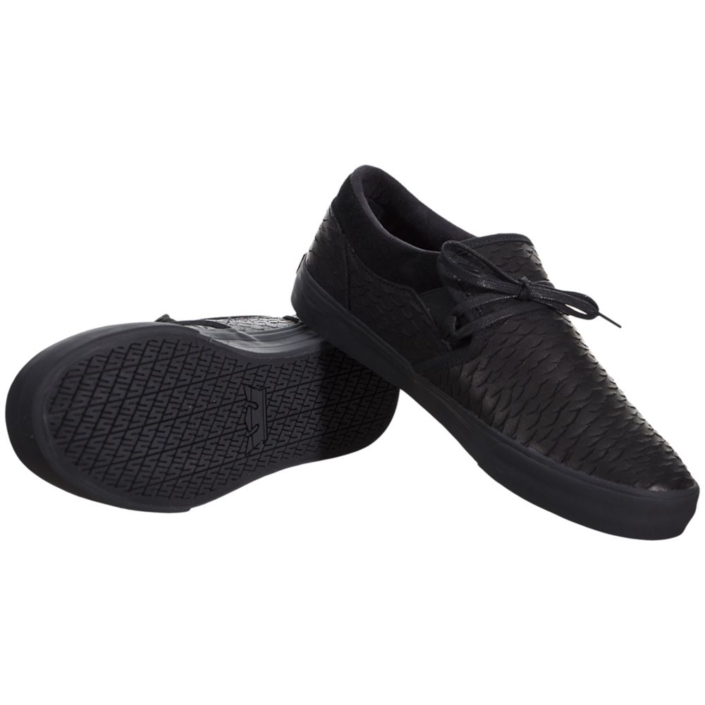 Baskets Basses Supra Cuba Noir Black/Black Homme | LBF-91887753